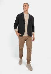 camel active Jerseysakko Dunkelgrau/Dunkelblau/Hellblau/Grau