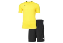 PUMA T-Shirt Herren Finisher Set - Teamliga Training Shorts Gelb