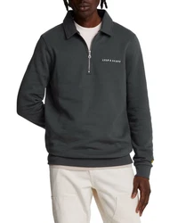 Lyle & Scott Sweatshirt Mit Stehkragen Half Zip Dunkelgrau/Dunkelblau/Grau