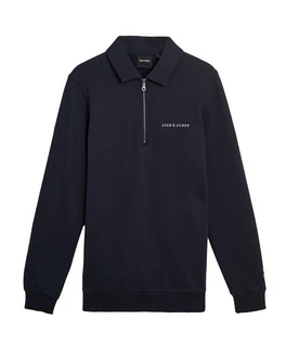 Lyle & Scott Sweatshirt Mit Stehkragen Half Zip Dunkelblau