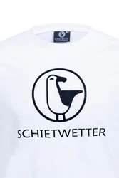 Schietwetter T-Shirt Herren Fabian Weiß/Dunkelblau/Creme