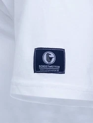Schietwetter T-Shirt Herren Fabian Weiß/Dunkelblau/Creme