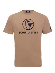 Schietwetter T-Shirt Herren Fabian Khaki/Braun/Gold/Lila