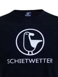 Schietwetter T-Shirt Herren Fabian Dunkelblau/Lila/Weiß