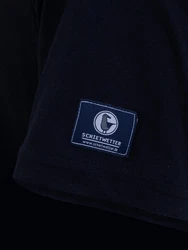 Schietwetter T-Shirt Herren Fabian Dunkelblau/Lila/Weiß