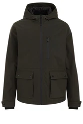 WE Fashion Hybridjacke Dunkelgrün/Khaki