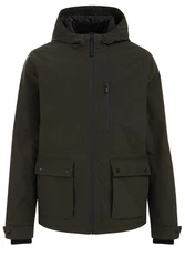 WE Fashion Hybridjacke Dunkelgrün/Khaki