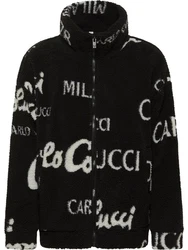 CARLO COLUCCI Sweatjacke DelBuono Schwarz/Creme/Hellblau/Rot/Grau