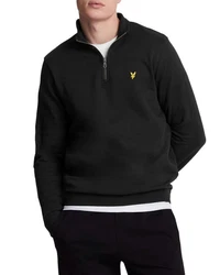 Lyle & Scott Sweatshirt 1/4 Zip Herren Grün/Schwarz