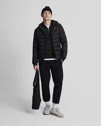 Lyle & Scott Sweatshirt 1/4 Zip Herren Grün/Schwarz