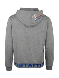 Schietwetter Kapuzenpullover Herren Hoodie Haifisch Klaus Orange/Silber/Lila/Braun