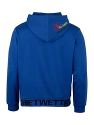 Schietwetter Kapuzenpullover Herren Hoodie Haifisch Klaus Blau/Hellblau/Dunkelblau/Orange