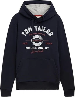 TOM TAILOR Sweatshirt Hoodie mit Logo-Print