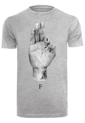 MisterTee T-Shirt FMS Sign Tee (1-tlg) Grau/Braun/Weiß/Hellgrau