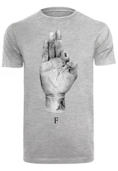 MisterTee T-Shirt FMS Sign Tee (1-tlg) Grau/Braun/Weiß/Hellgrau