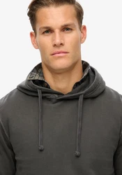 Superdry Kapuzensweatshirt Contrast Stitch Relaxed Hoodie schwarz
