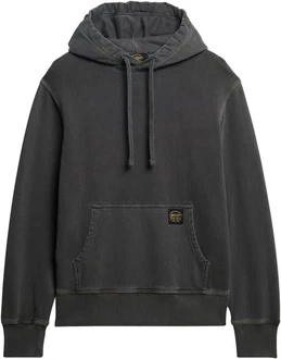 Superdry Kapuzensweatshirt Contrast Stitch Relaxed Hoodie schwarz Superdry Kapuzensweatshirt Contrast Stitch Relaxed Hoodie schwarz