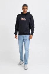 BLEND Sweatshirt Lila/Dunkelblau/Schwarz