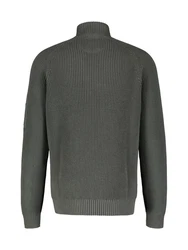 LERROS Pullover Dunkelgrün/Dunkelgrau