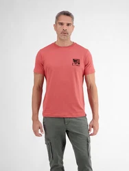 LERROS T-Shirt mit Mottoprint Rot