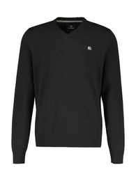 Strickpullover V-Neck-Strickpullover mit Kaschmiranteil