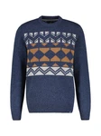 LERROS Strickpullover Dunkelblau/Blau/Hellblau