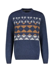 LERROS Strickpullover Dunkelblau/Blau/Hellblau