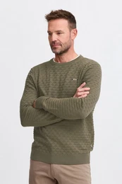 Strickpullover FQKYLE structure crewneck knit