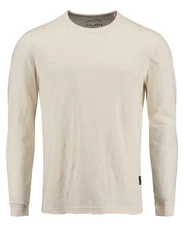 Key Largo Sweatshirt MSW KLHAMILTON STREET Khaki/Weiß/Beige