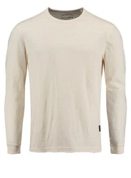 Key Largo Sweatshirt MSW KLHAMILTON STREET Khaki/Weiß/Beige