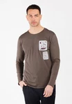 Key Largo Longsleeve MSW KLFOCUS Grau/Khaki/Braun/Beige