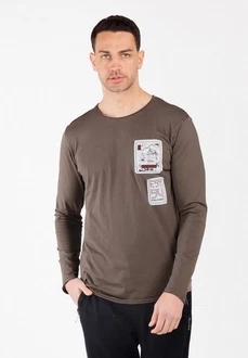 Key Largo Longsleeve MSW KLFOCUS Grau/Khaki/Braun/Beige Key Largo Longsleeve MSW KLFOCUS Grau/Khaki/Braun/Beige