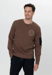 Key Largo Sweatshirt MSW KLTRIP Khaki/Braun/Grau/Dunkelgrün