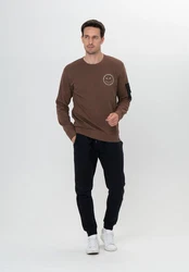 Key Largo Sweatshirt MSW KLTRIP Khaki/Braun/Grau/Dunkelgrün