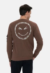 Key Largo Sweatshirt MSW KLTRIP Khaki/Braun/Grau/Dunkelgrün