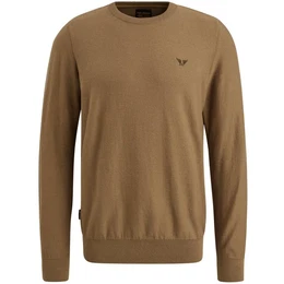 Strickpullover R-NECK COTTON KNIT aus Baumwolle
