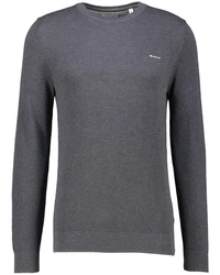 Gant Strickpullover R-Neck COTTON PIQUE C-NECK Dunkelgrau/Grau/Dunkelblau