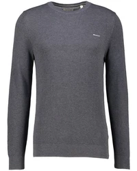 Gant Strickpullover R-Neck COTTON PIQUE C-NECK Dunkelgrau/Grau/Dunkelblau