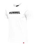 hummel T-Shirt Legacy Weiß/Braun/Dunkelgrau/Beige/Creme