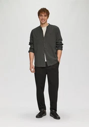 QS Langarmhemd Regular Fit Dunkelgrau/Khaki/Dunkelgrün/Hellgrau/Grau
