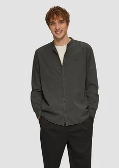 QS Langarmhemd Regular Fit Dunkelgrau/Khaki/Dunkelgrün/Hellgrau/Grau QS Langarmhemd Regular Fit Dunkelgrau/Khaki/Dunkelgrün/Hellgrau/Grau