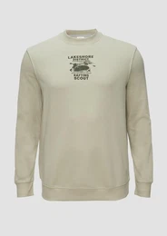 Sweatshirt Sweatshirt mit Stickerei Stickerei