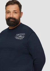 s.Oliver Sweatshirt mit Stickerei Dunkelblau/Blau