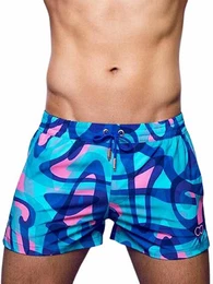 Badeshorts Print Swimshorts S50 Kai Blue L