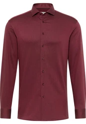 Eterna Langarmhemd SLIM FIT Dunkelrot/Rot/Bordeaux/Braun