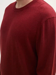 TOM TAILOR PLUS Strickpullover Dunkelrot/Bordeaux