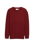 TOM TAILOR PLUS Strickpullover Dunkelrot/Bordeaux