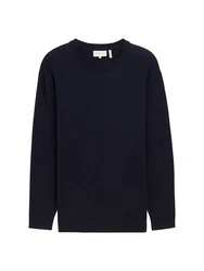 TOM TAILOR PLUS Strickpullover Dunkelblau/Schwarz