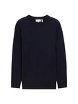TOM TAILOR PLUS Strickpullover Dunkelblau/Schwarz