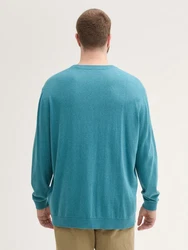 TOM TAILOR PLUS Strickpullover Türkis/Grün/Hellblau